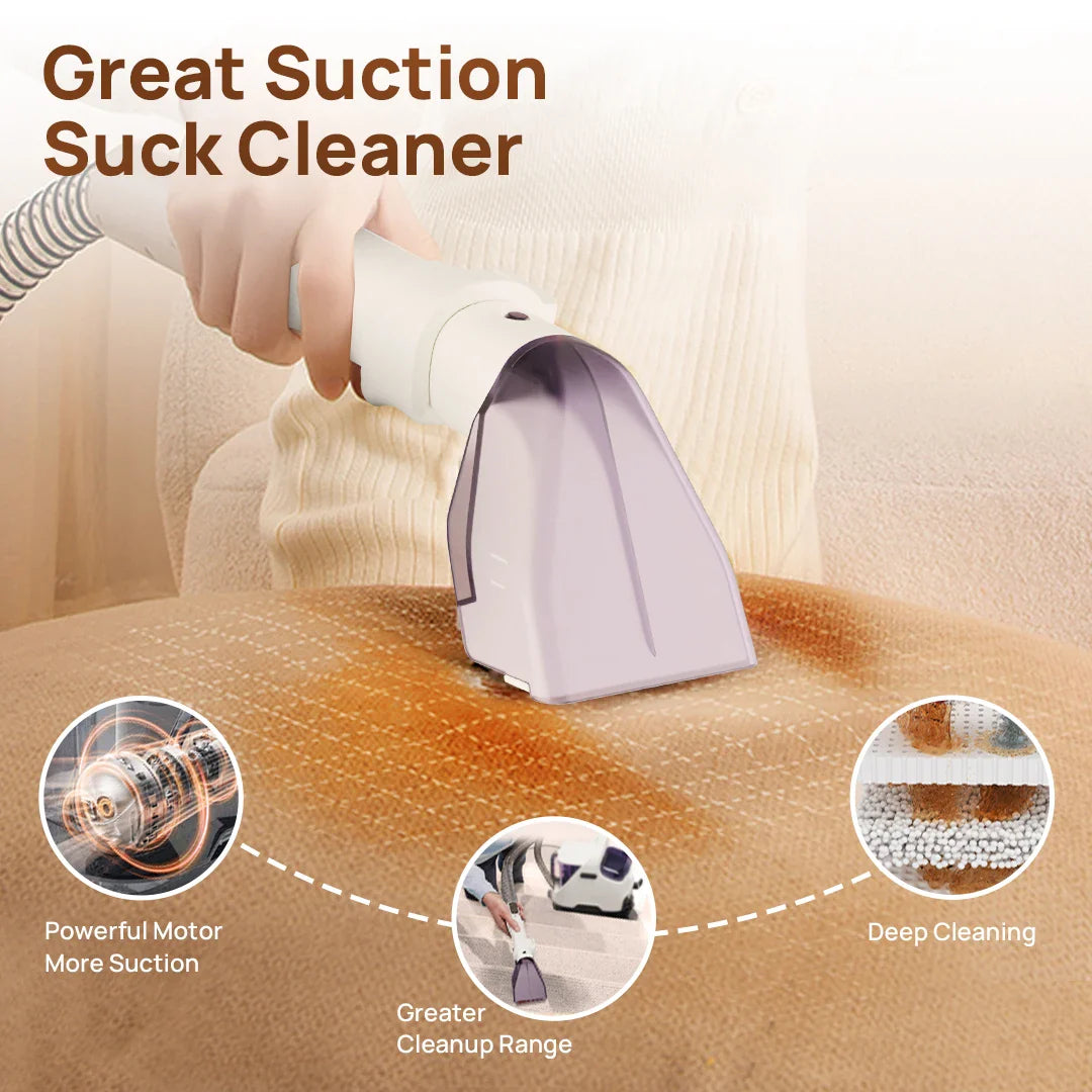 MIUI Multi-Purpose Portable Carpet Cleaner Upholstery Cleaner Machine Deep-Cleaning Shampooer for Home Use