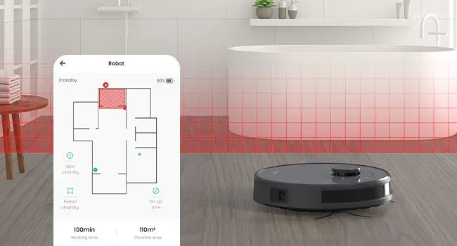 Lefant M1 Robot Vacuum Cleaner with mopping 4000Pa Suction, Lidar Navigation,WiFi/App/Alexa, Ideal for Pet Hair,Carpet