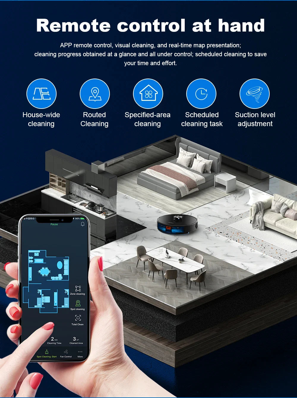 Liectroux / LILIN X6 LDS Robot Vacuum Cleaner,Laser Lidar Navigation,Wet Dry Mopping,6500Pa Suction,Multi-Floor Map,Carpet Boost