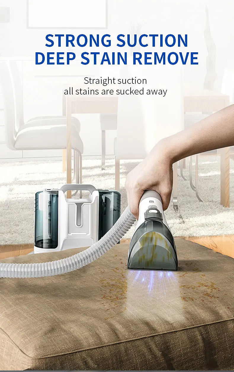 Fabric Cleaning Machine Wired Multifunctional Jet Suction All-in-One Carpet Curtain Sofa Cleaning Machine Household Vacuum Clean