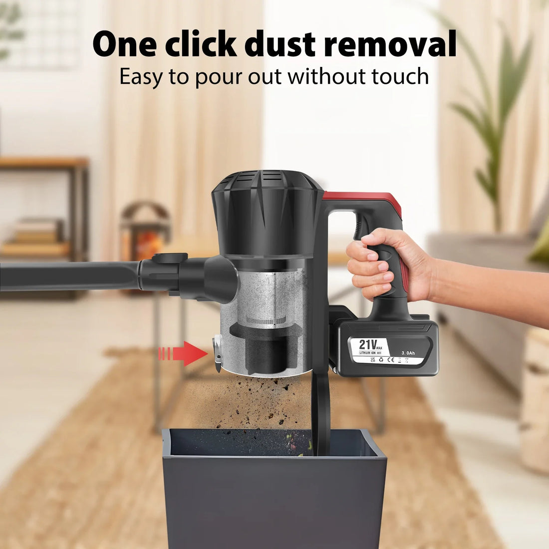 DayPlus Cordless Vacuum Cleaner,3800W 6 in 1,Lightweight Handheld Stick Vacuum,2 Speed 30KPa,for Home Floor Carpet Car Pet Hair | Shop Brit | UK Pet Shop | 