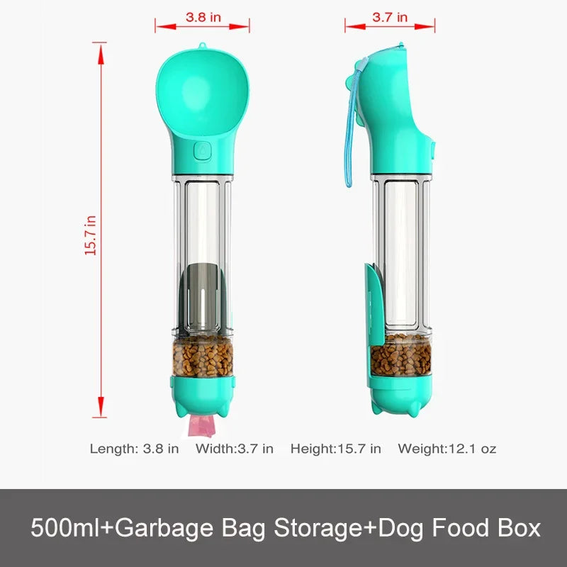 Portable Pet Dog Water Bottle For Small Large Dogs Travel Puppy Cat Drinking Bowl Outdoor Pet Water Dispenser Feeder wiht shovel