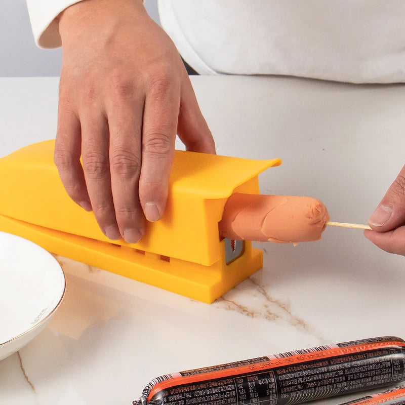 Starchy Ham Sausage Cutting Flower Skewer Hot Dog Knife Household Kitchen Gadgets Sausage Flower Cutter Roast Sausage Stall Tool