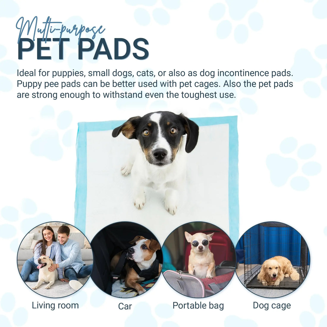 Dog Pee Pad, Puppy Potty Training Pet Pads Dog Pads Extra Large Disposable Super Absorbent & Leak-Free Pee Pads