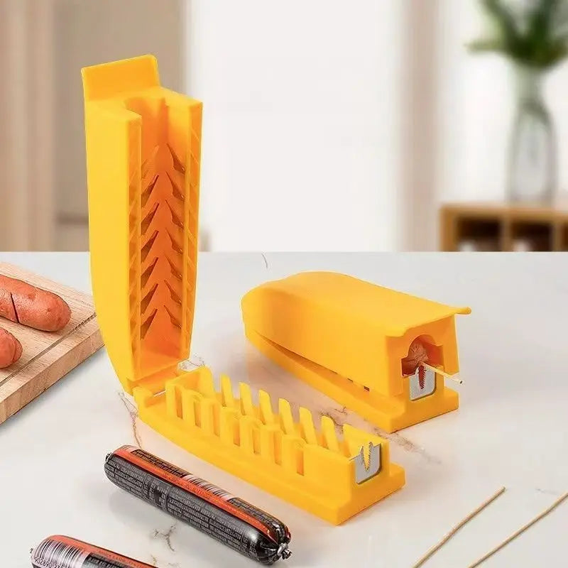 Starchy Ham Sausage Cutting Flower Skewer Hot Dog Knife Household Kitchen Gadgets Sausage Flower Cutter Roast Sausage Stall Tool