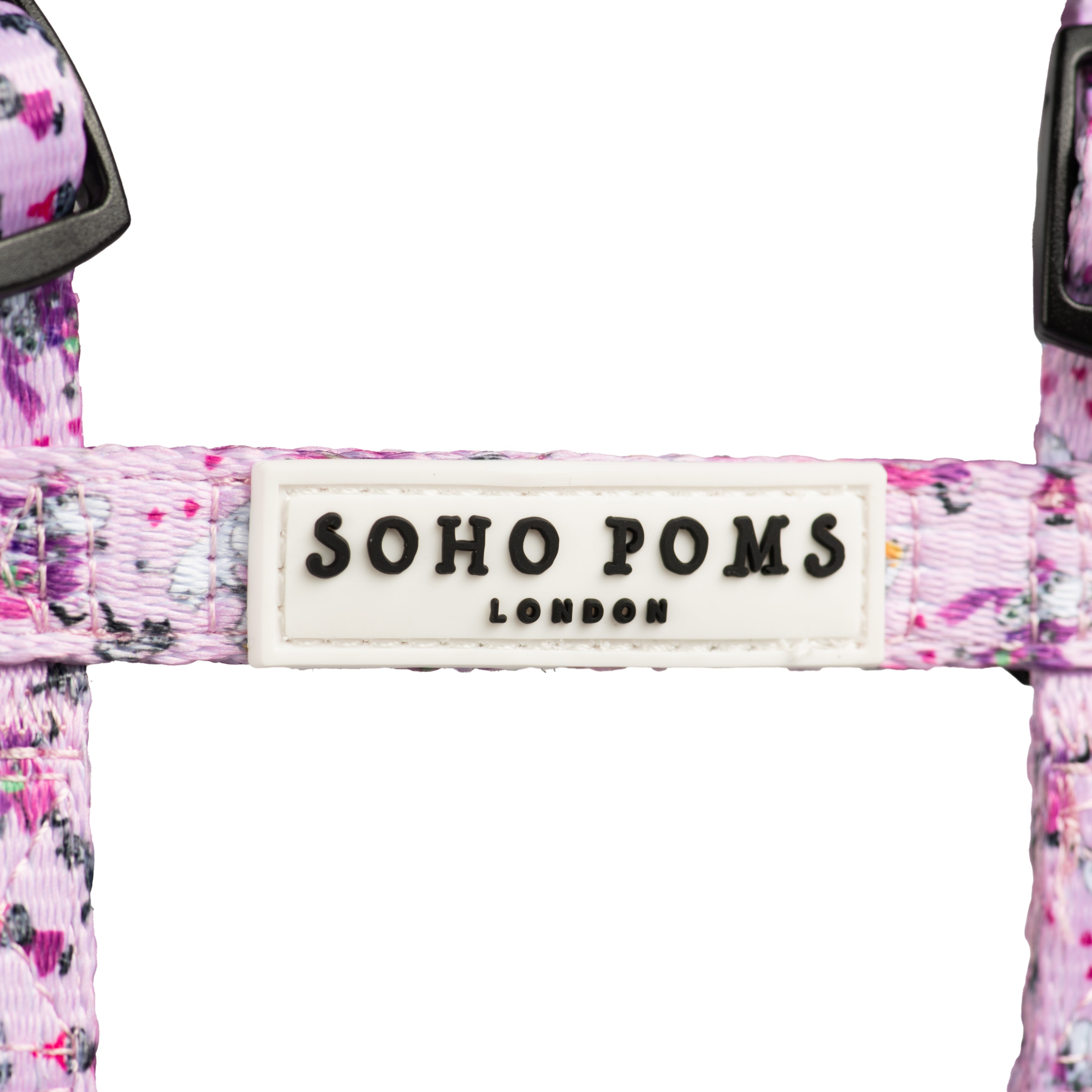 Moomins Pink Champagne Dogs H-Harness by Soho Poms | Shop Brit | UK Pet Shop | Dog Harnesses