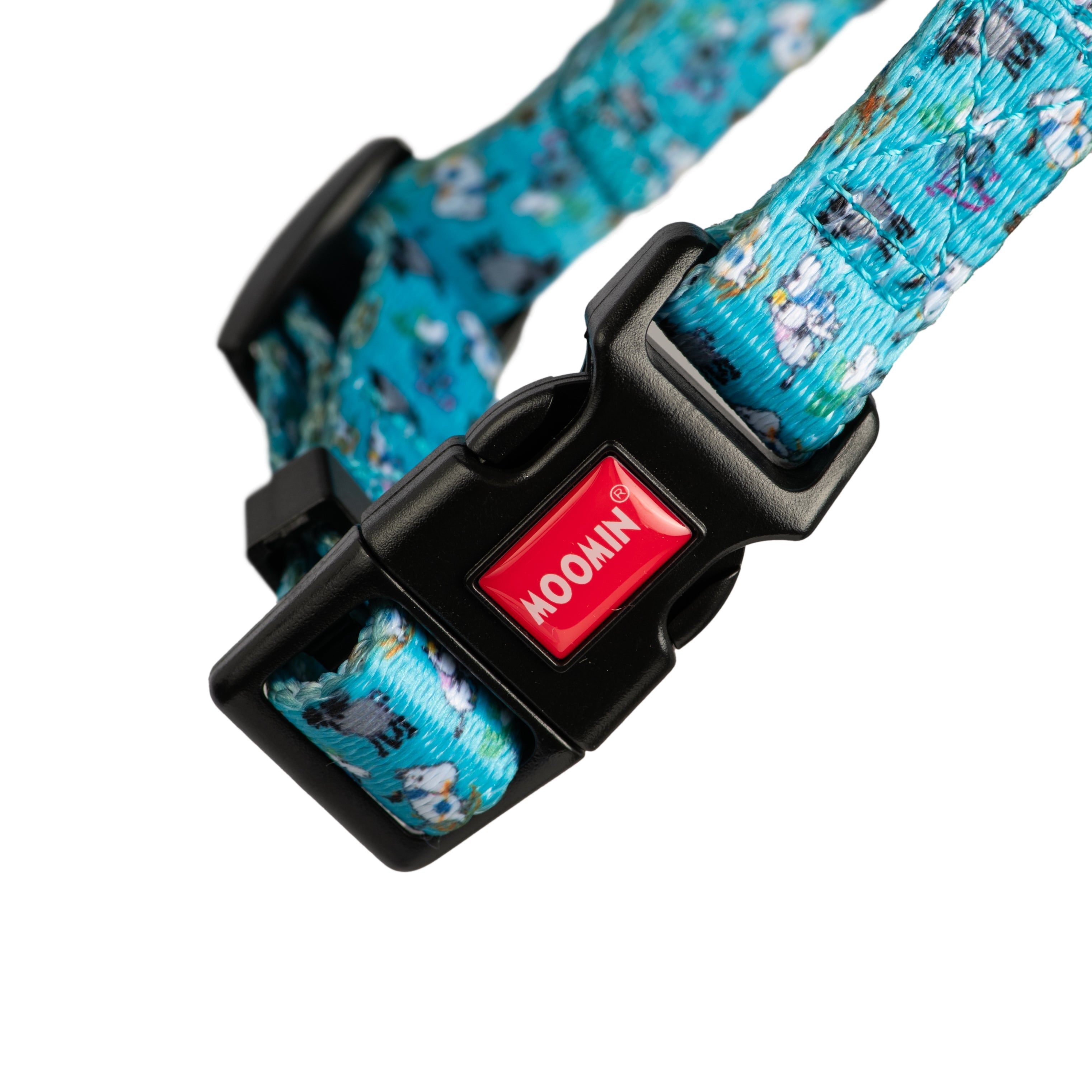 Moomins Blue Holiday Dogs H-Harness by Soho Poms | Shop Brit | UK Pet Shop | Dog Harnesses