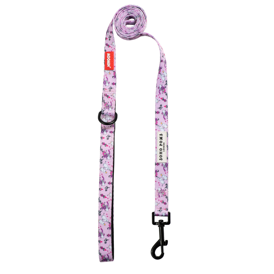 Moomins Pink Champagne Dog Lead by Soho Poms | Shop Brit | UK Pet Shop | Dog Lead