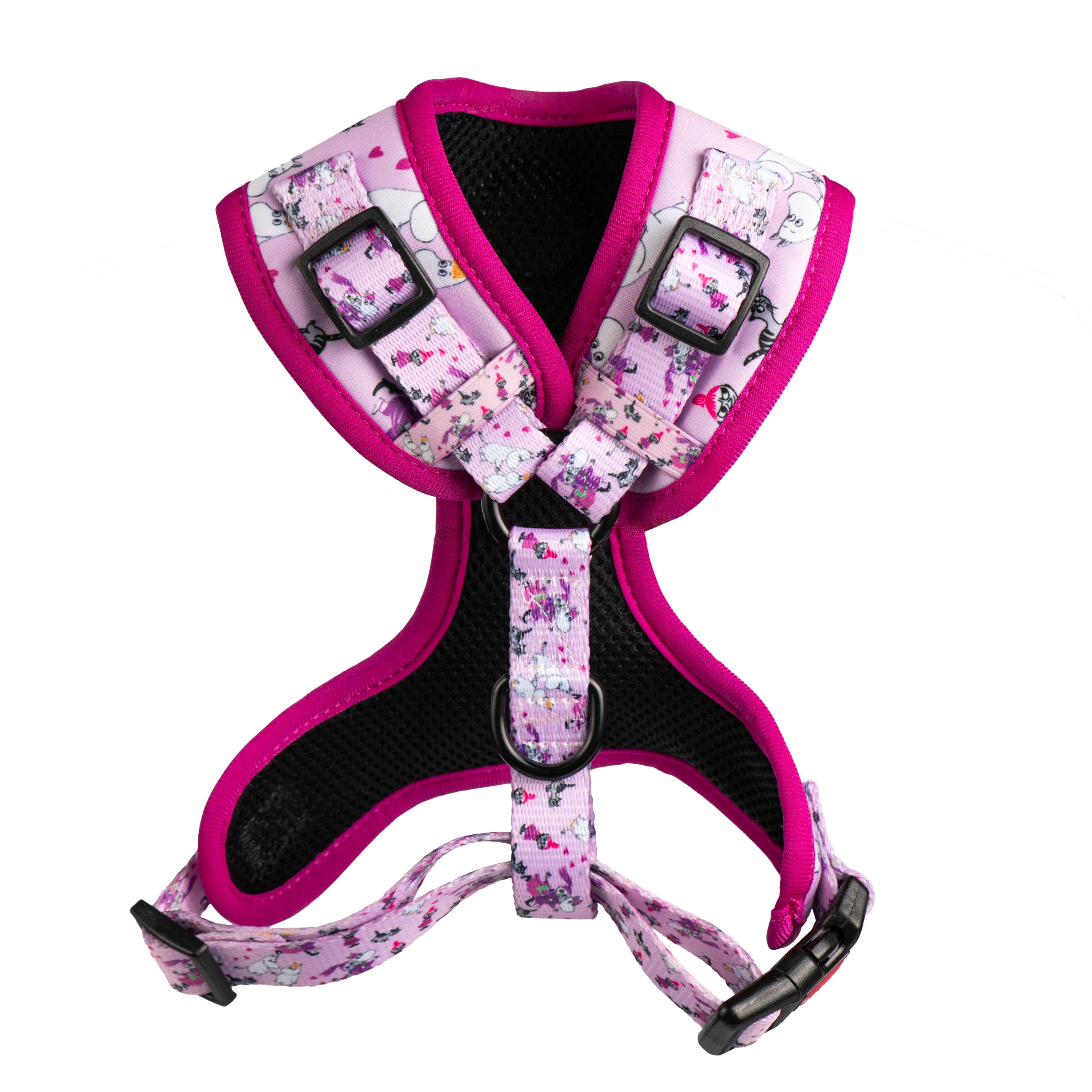 Moomins Pink Champagne Dogs Padded Harness by Soho Poms | Shop Brit | UK Pet Shop | Dog Harnesses