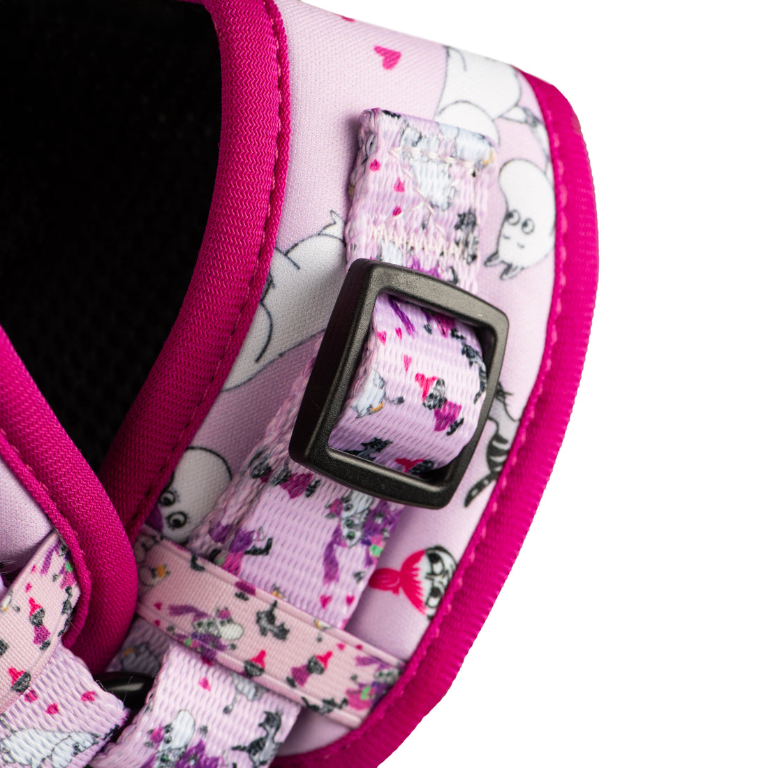Moomins Pink Champagne Dogs Padded Harness by Soho Poms | Shop Brit | UK Pet Shop | Dog Harnesses