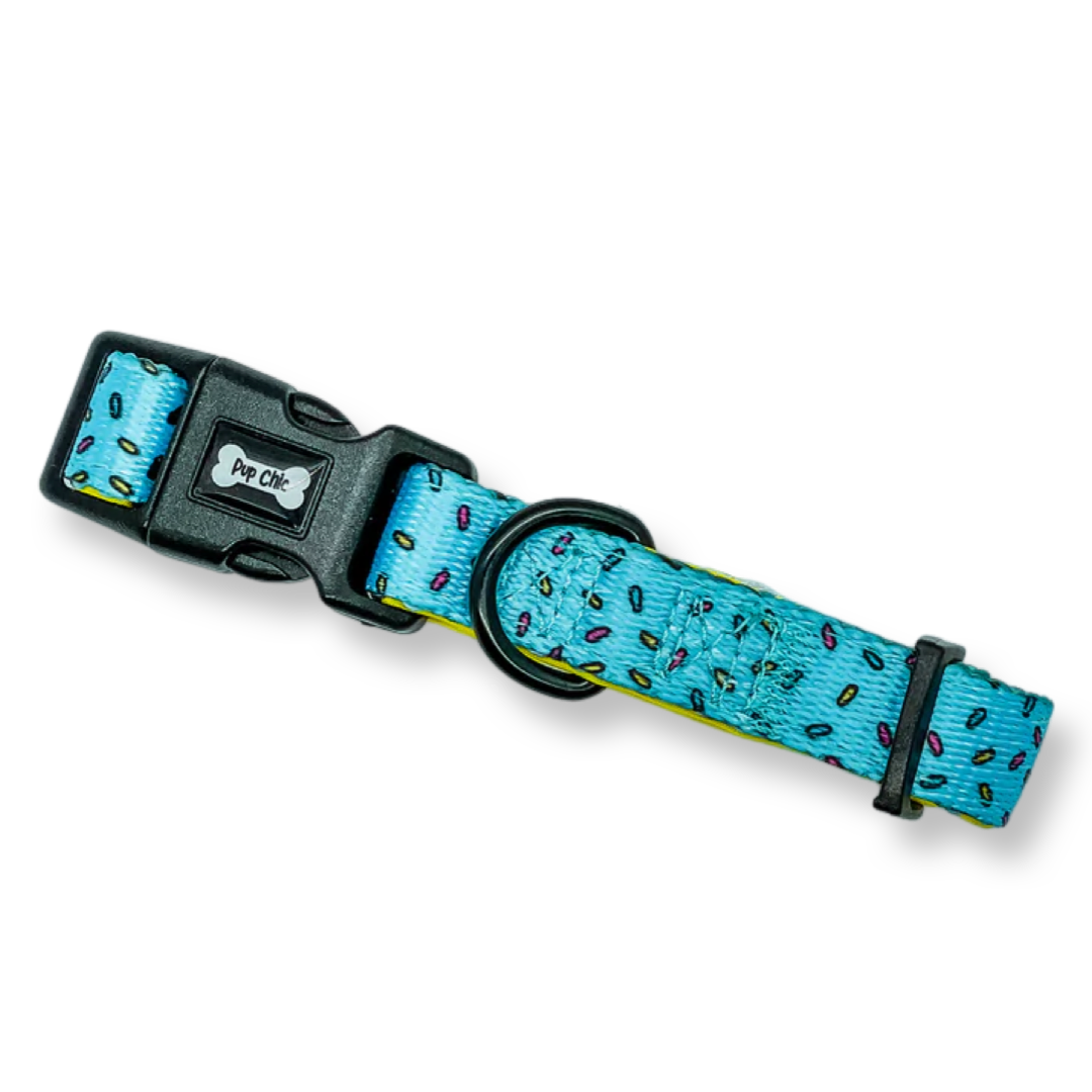 Sprinkles For Days Collar - pink or blue sprinkles dog collar | Shop Brit | UK Pet Shop | Pet Products