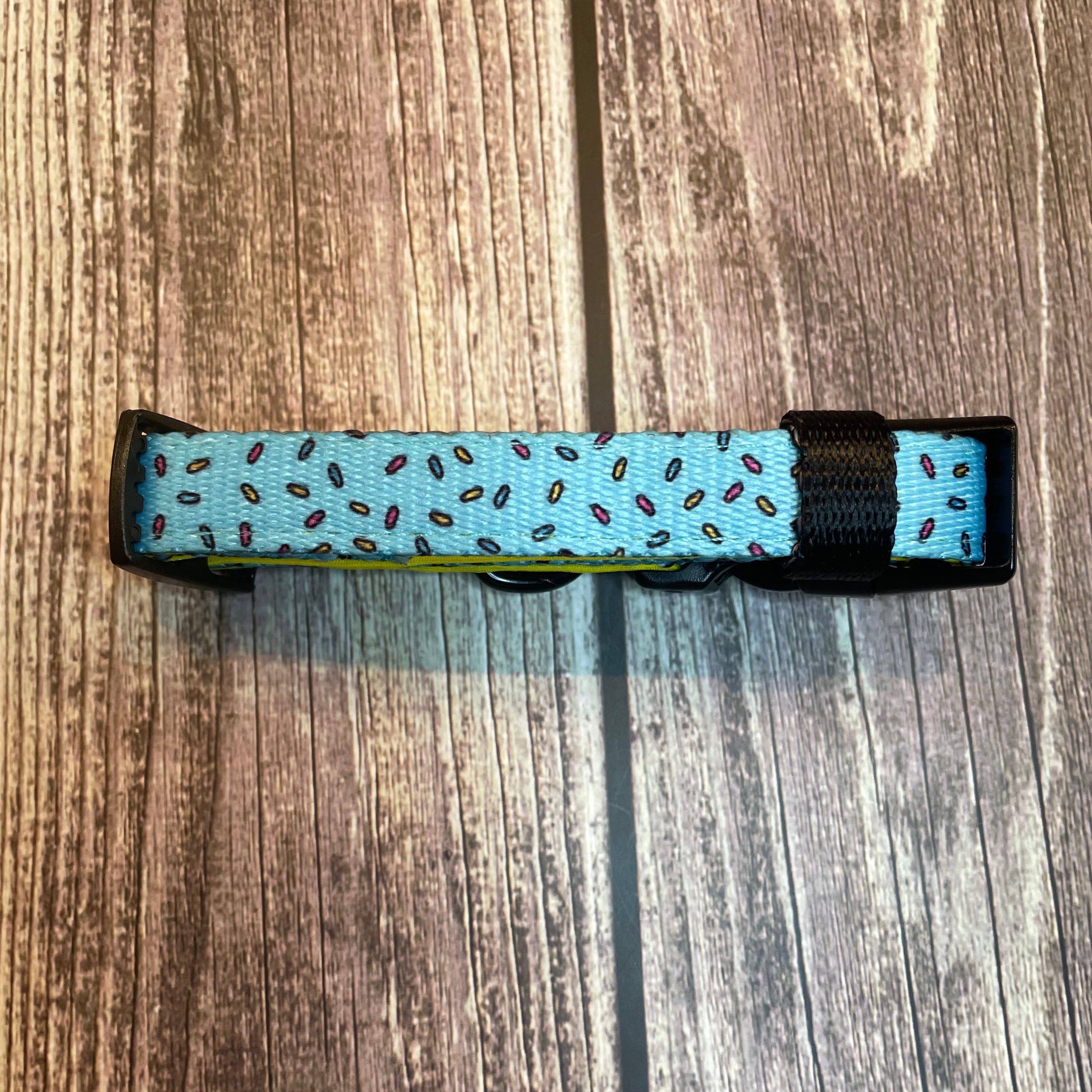 Sprinkles For Days Collar - pink or blue sprinkles dog collar | Shop Brit | UK Pet Shop | Pet Products