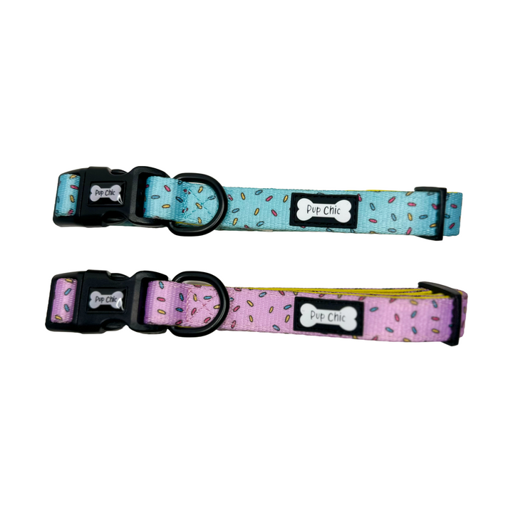 Sprinkles For Days Collar - pink or blue sprinkles dog collar | Shop Brit | UK Pet Shop | Pet Products