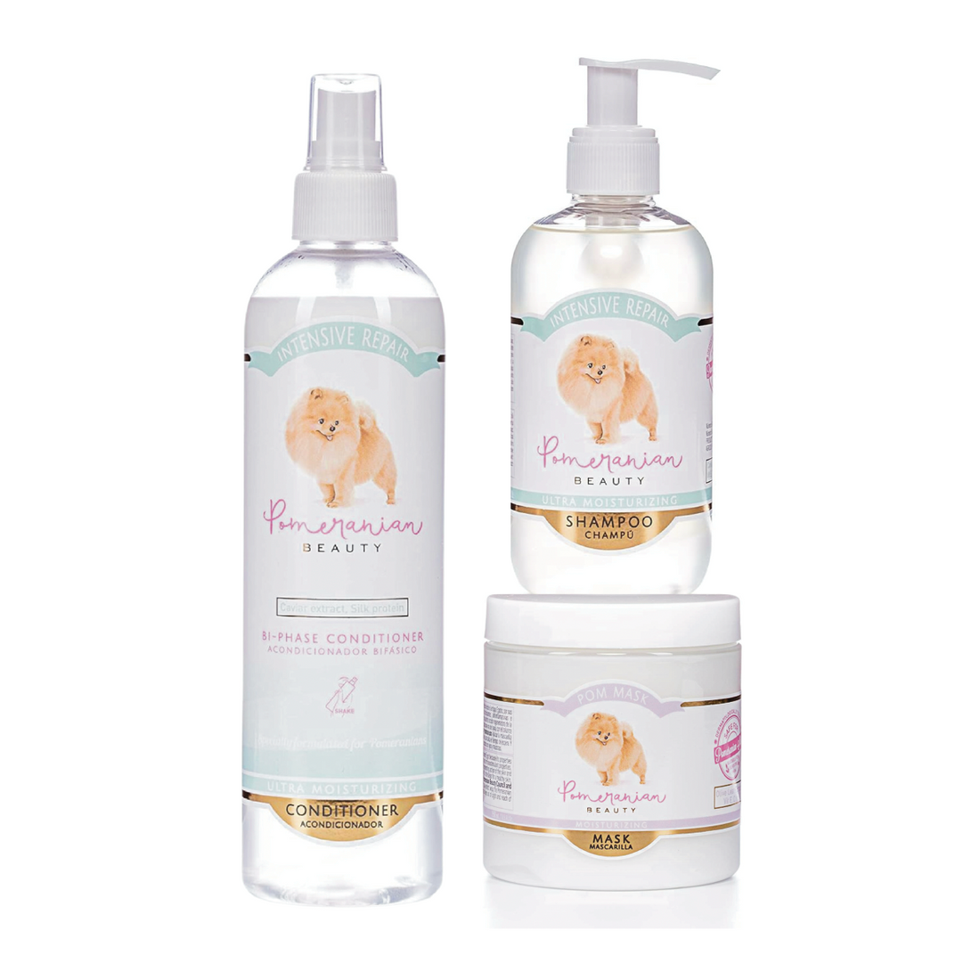 Pomeranian Beauty Intensive Hydration Pack | Shop Brit | UK Pet Shop | Dog Shampoo