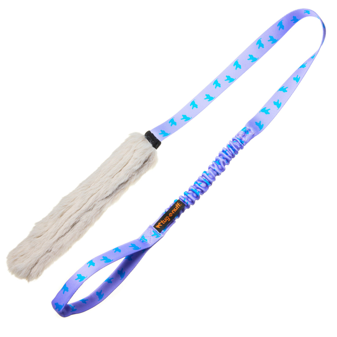 Faux Fur Bungee Chaser Tug | Shop Brit | UK Pet Shop | Tug Toy