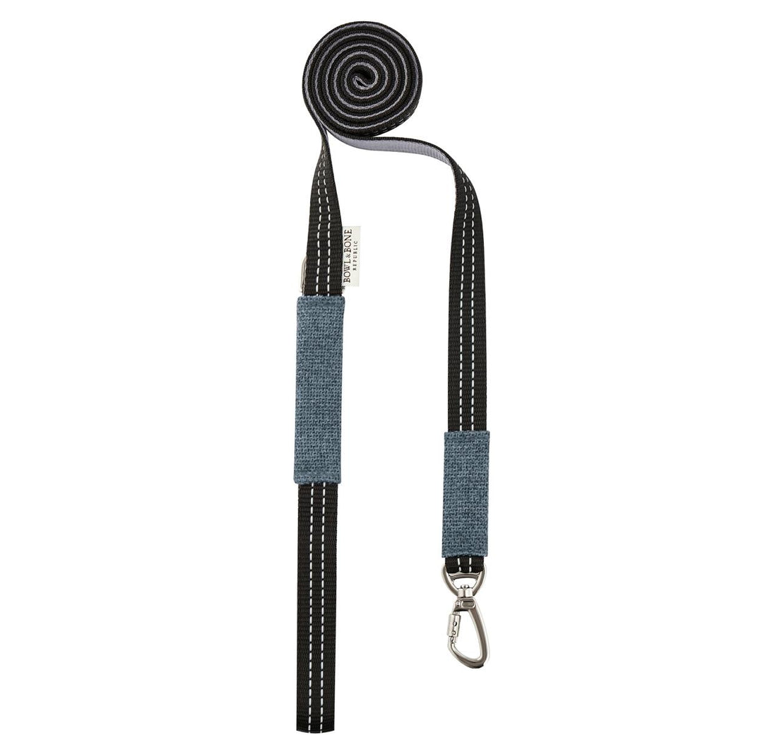 Soho Poms x Bowl & Bone Republic Dog Lead - Ocean | Shop Brit | UK Pet Shop | Pet Leashes