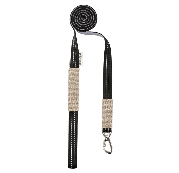 Soho Poms x Bowl & Bone Republic Dog Lead - Cream | Shop Brit | UK Pet Shop | Pet Leashes