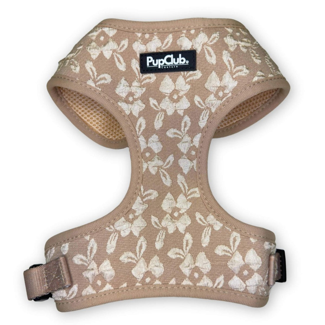 Luxe Adjustable Harness - Toffee Latte Petals