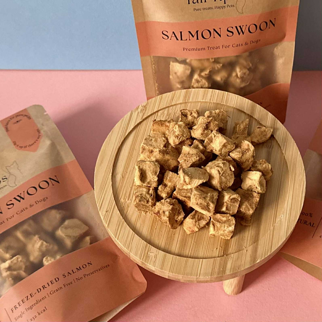 Salmon Swoon - 100% Freeze-Dried Salmon Treats | Pure & Natural | Tail Tips UK | Shop Brit | UK Pet Shop | 