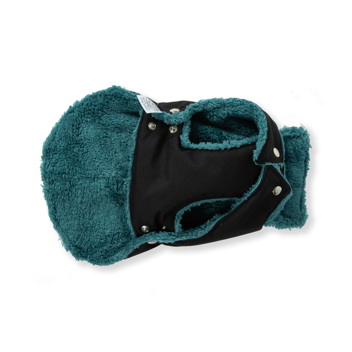 Soho Poms Black & Forest Green Teddy Bear Waterproof Dog Jacket | Shop Brit | UK Pet Shop | Dog Coats