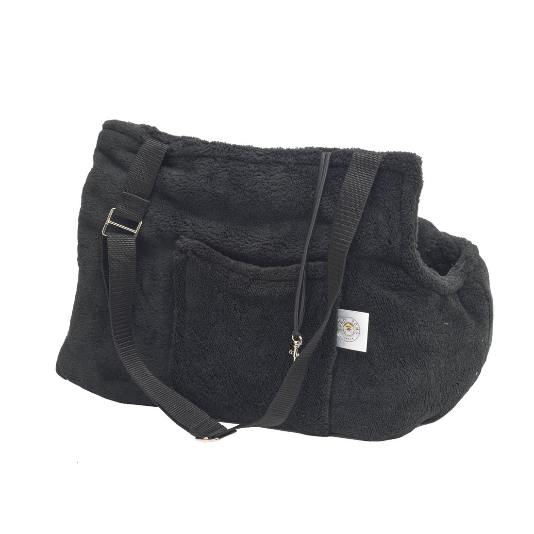 Soho Poms Forest Black Teddy Bear Dog Carrier | Shop Brit | UK Pet Shop | Dog Carrier