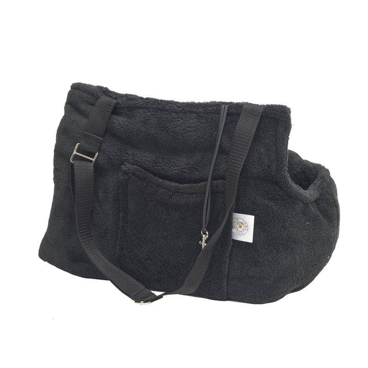 Soho Poms Forest Black Teddy Bear Dog Carrier | Shop Brit | UK Pet Shop | Dog Carrier