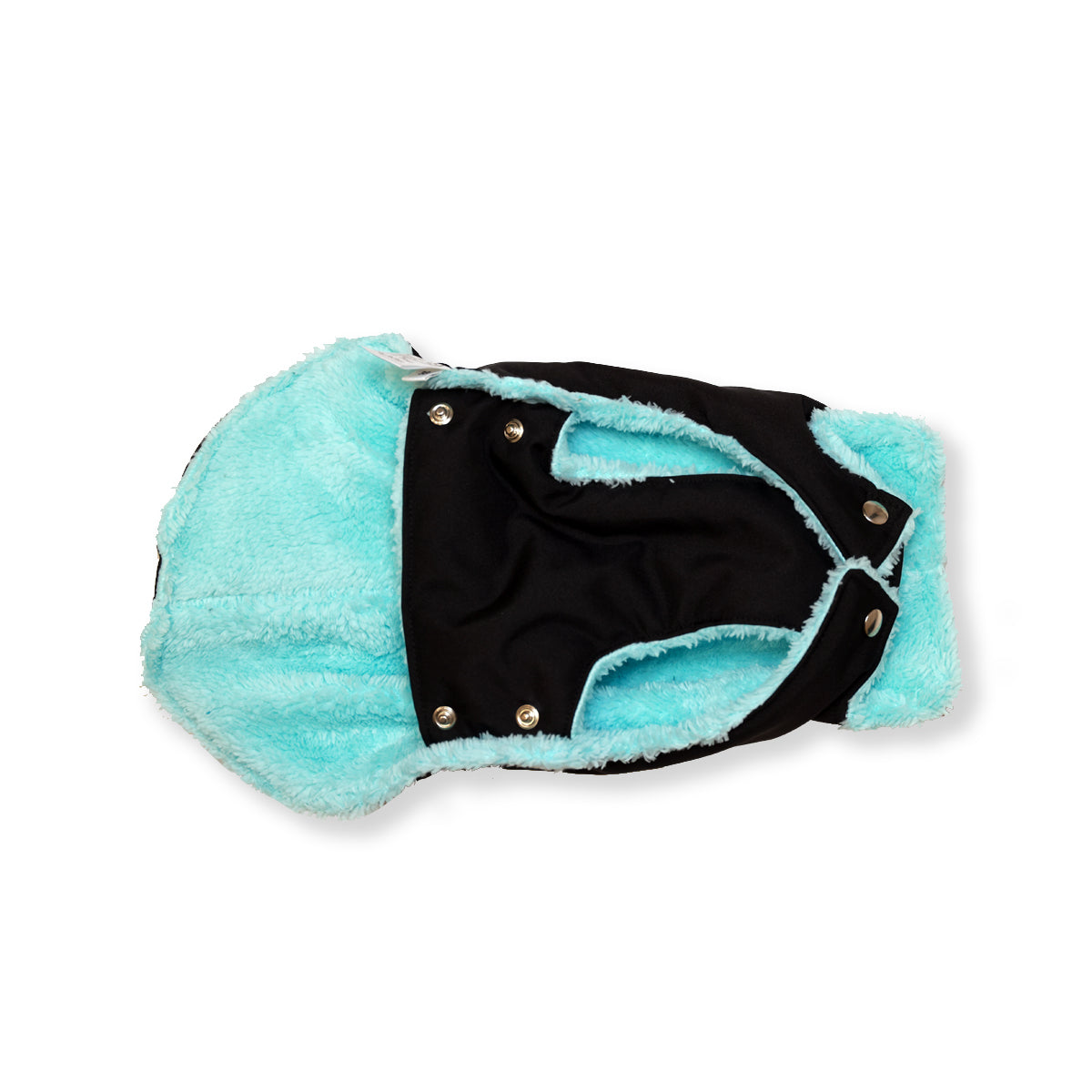 Soho Poms Black & Mint Teddy Bear Waterproof Dog Jacket | Shop Brit | UK Pet Shop | Dog Coats