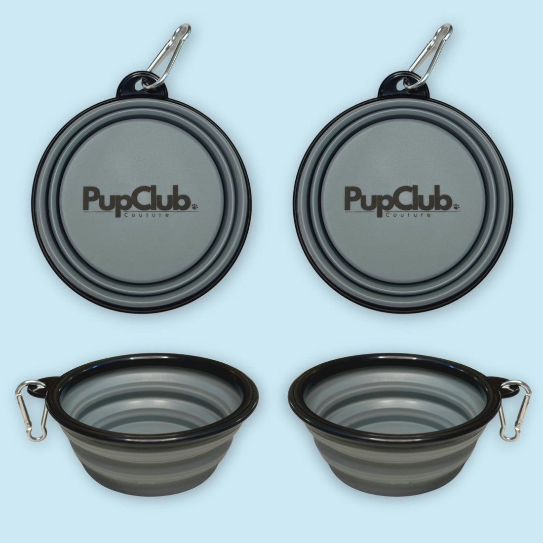 PCC - Collapsible Dog Bowl - Grey
