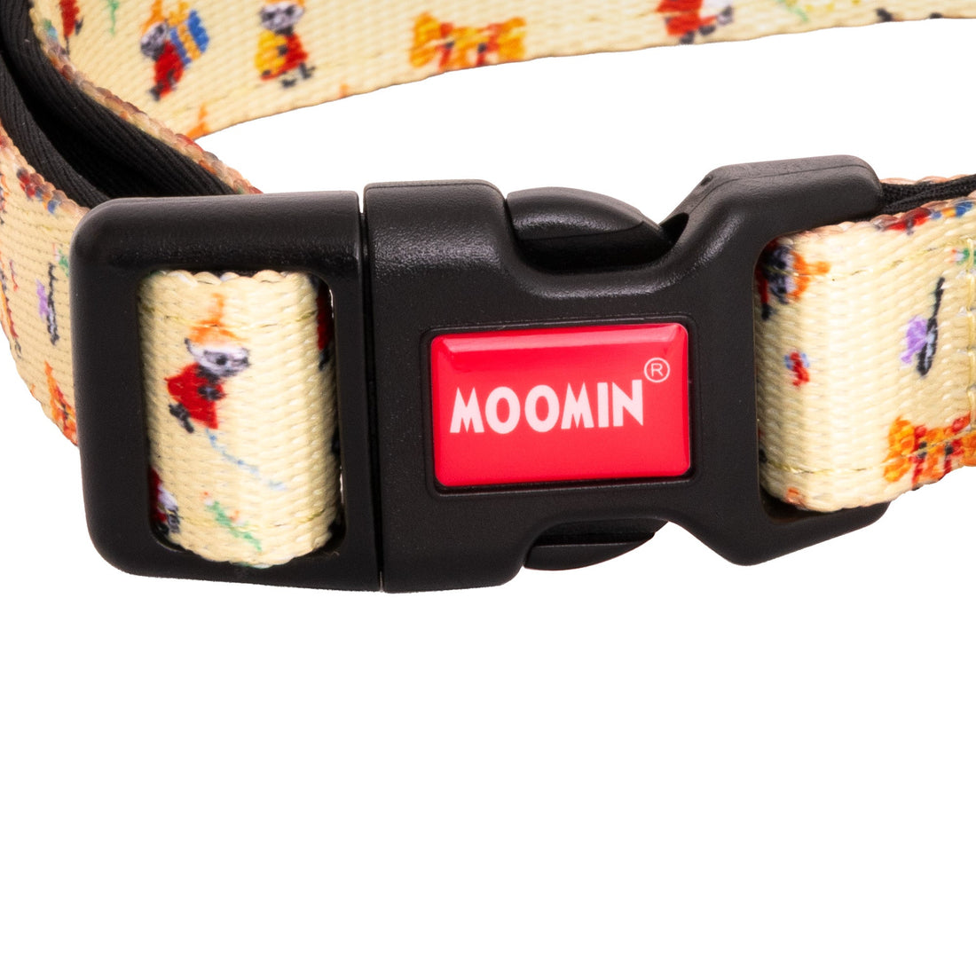 Moomins Yellow Sunrise Dogs Padded Collar by Soho Poms | Shop Brit | UK Pet Shop | Dog Collars