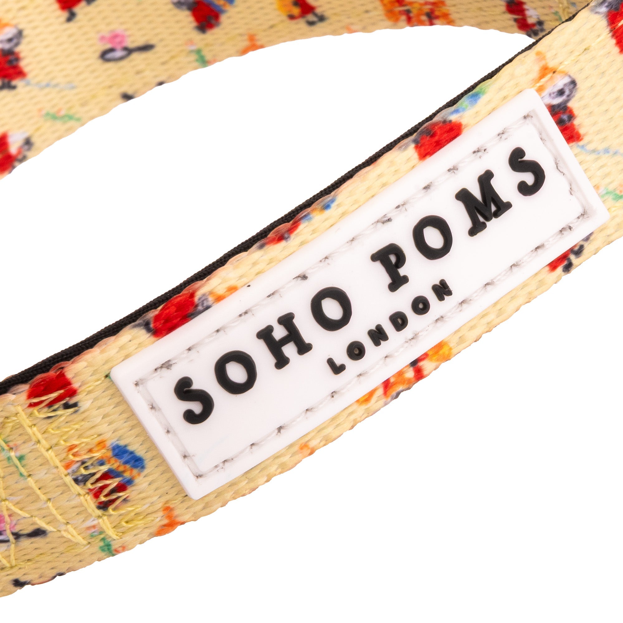 Moomins Yellow Sunrise Dogs Padded Collar by Soho Poms | Shop Brit | UK Pet Shop | Dog Collars