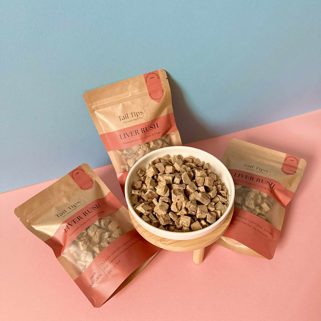 Liver Rush - 100% Freeze-Dried Chicken Liver Treats | High-Value | Tail Tips UK | Shop Brit | UK Pet Shop | Pet Treats