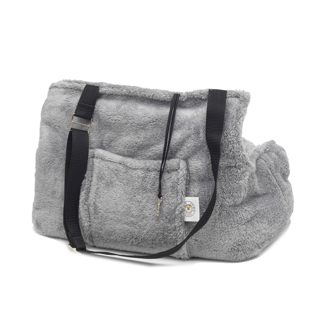 Soho Poms Grey Teddy Bear Dog Carrier | Shop Brit | UK Pet Shop | Dog Carrier