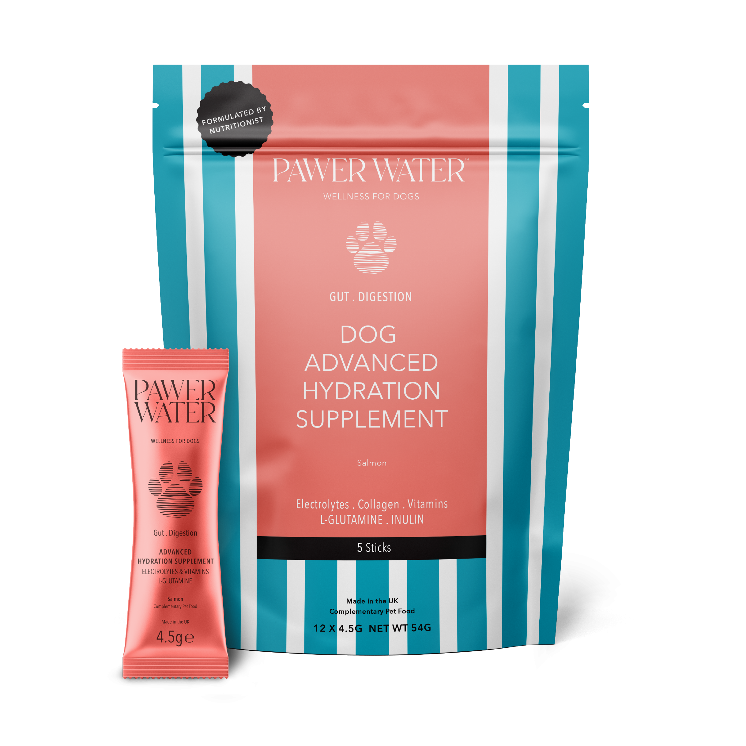 Pawer Water Gut Support (5-sticks Pouch) | Shop Brit | UK Pet Shop | 