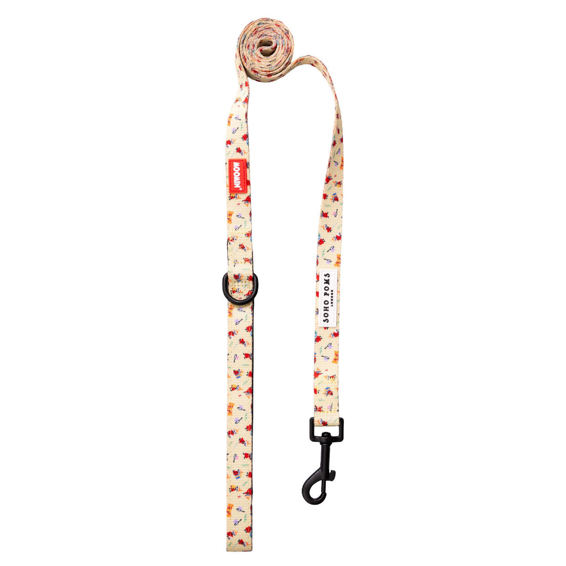 Moomins Yellow Sunrise Dog Lead by Soho Poms | Shop Brit | UK Pet Shop | Dog Lead