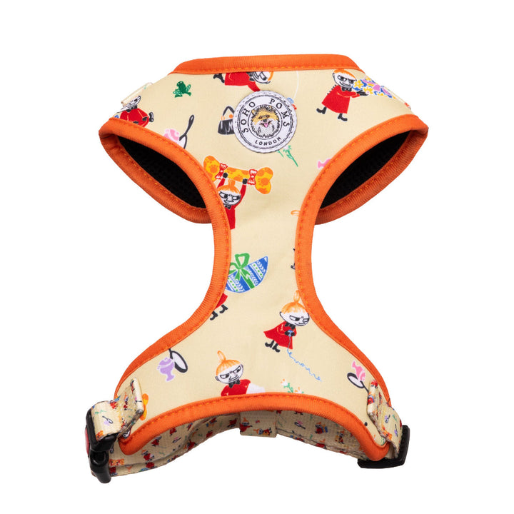 Moomins Yellow Sunrise Dogs Padded Harness by Soho Poms | Shop Brit | UK Pet Shop | Dog Harnesses