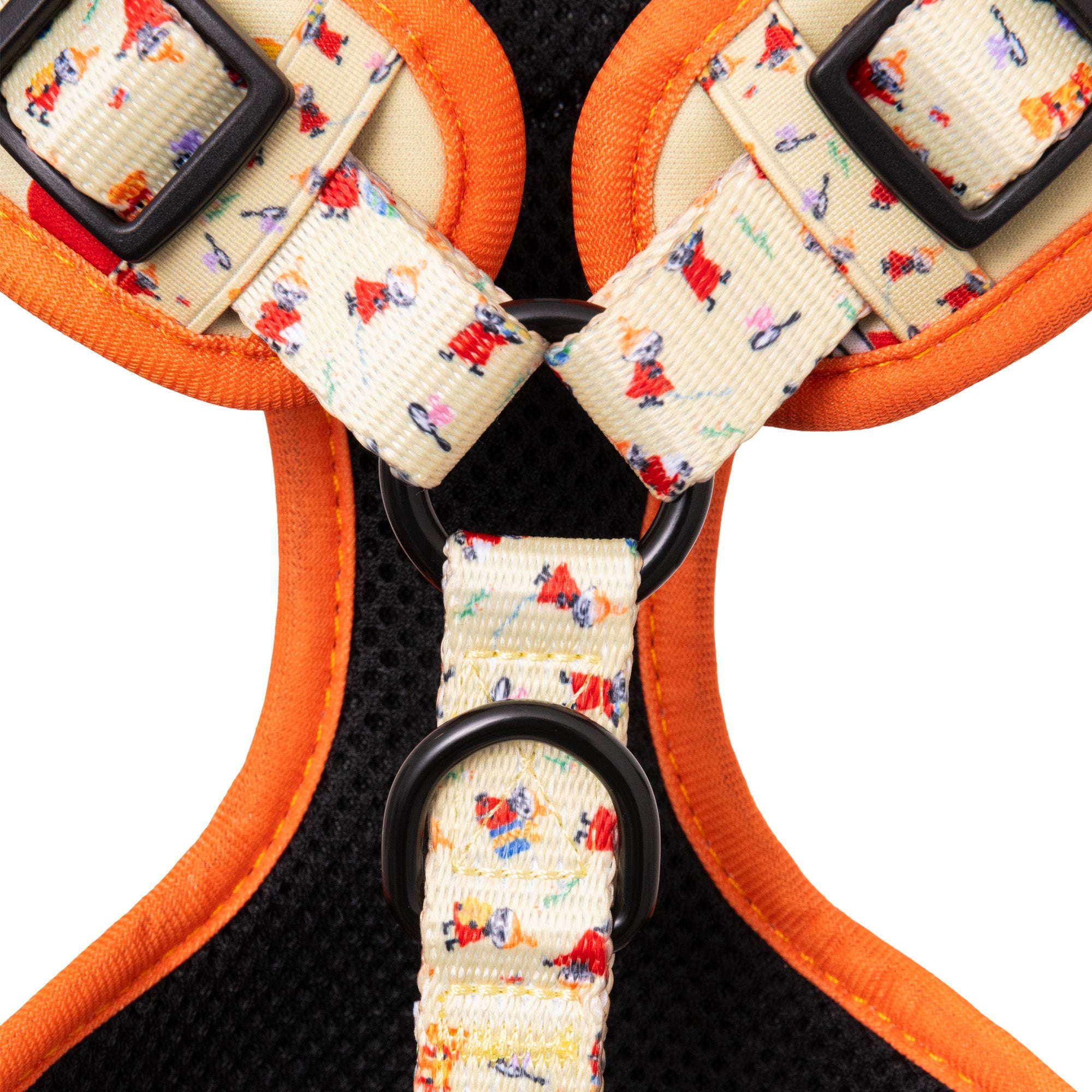 Moomins Yellow Sunrise Dogs Padded Harness by Soho Poms | Shop Brit | UK Pet Shop | Dog Harnesses