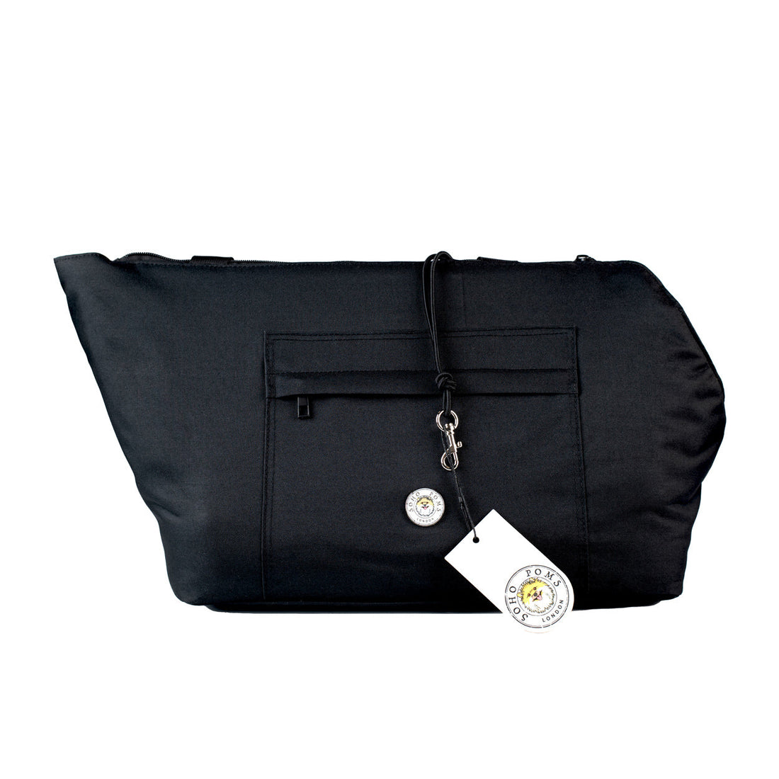 Soho Poms Black & Cream Rainy Bear Pet Carrier - Ideal for Dogs & Cats | Shop Brit | UK Pet Shop | Dog Carrier