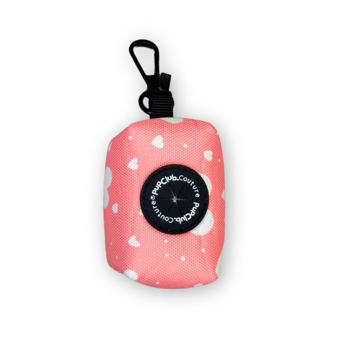 Poo Bag Holder - Peachy Hearts | Shop Brit | UK Pet Shop | Poo Bag Holder