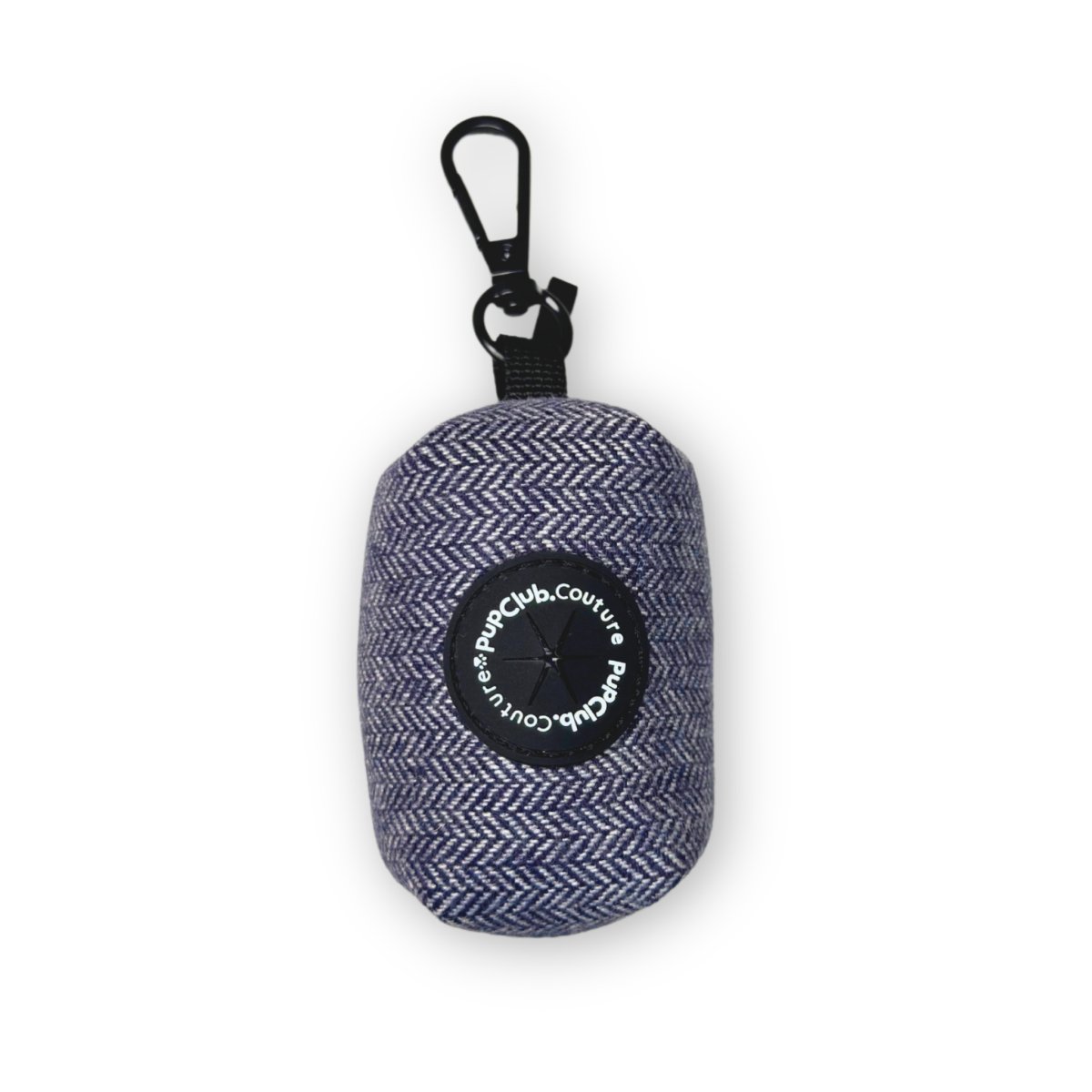 Poo Bag Holder - Tweed Blue | Shop Brit | UK Pet Shop | Poo Bag Holder