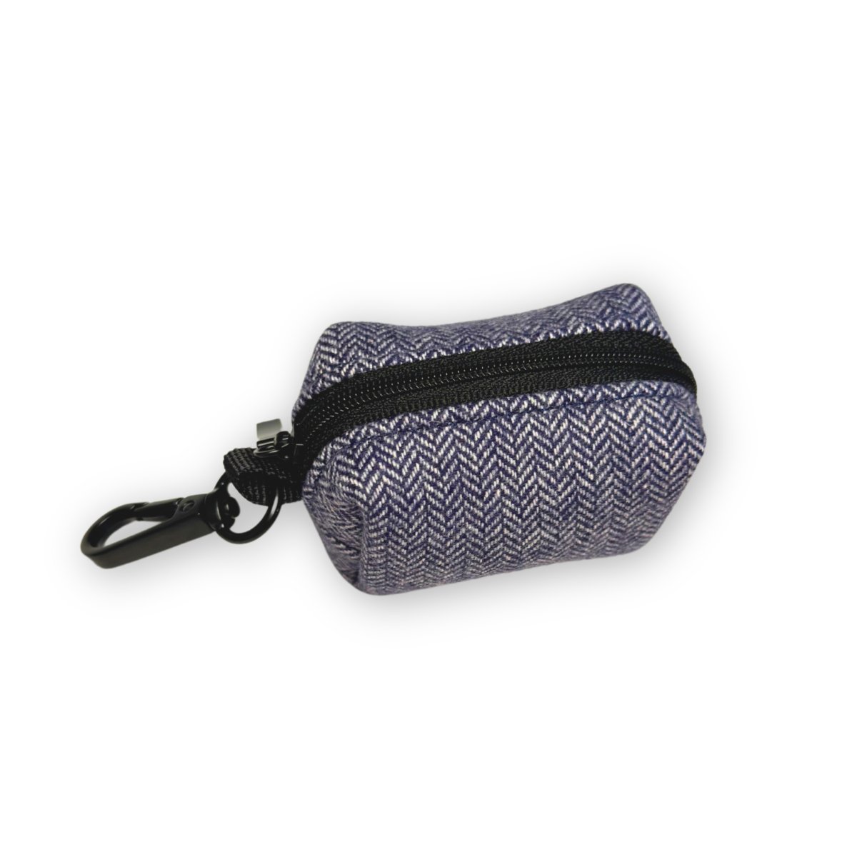Poo Bag Holder - Tweed Blue | Shop Brit | UK Pet Shop | Poo Bag Holder