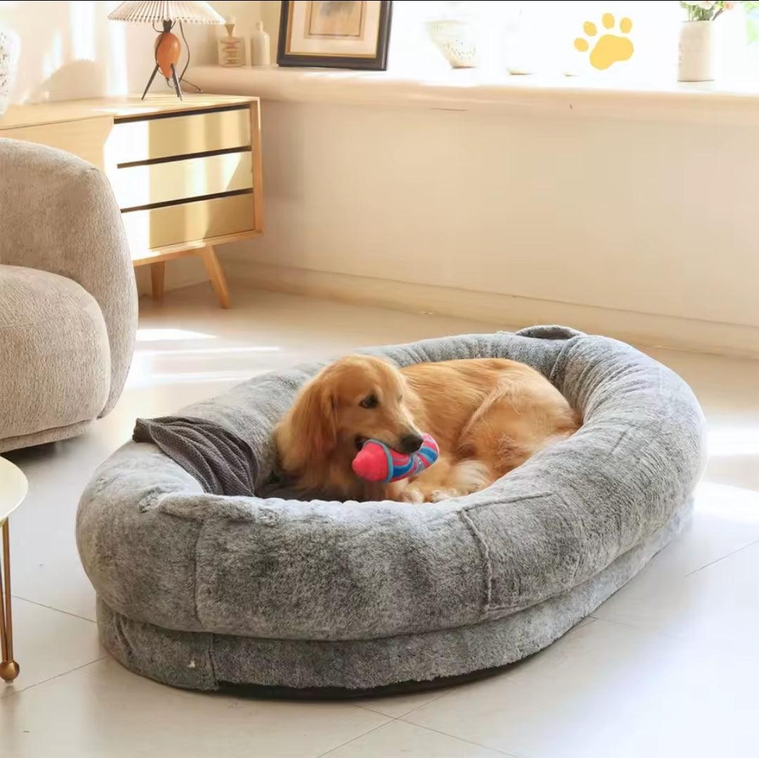 Snuggle Pod Bed - Human & Dog Pet Bed (FREE BLANKET)